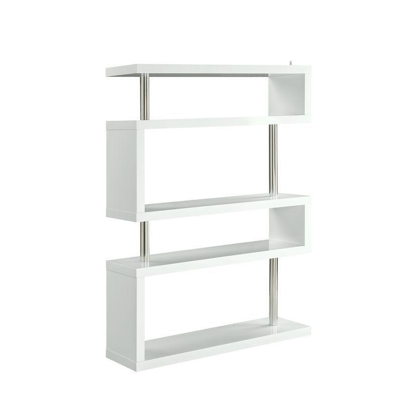 ACME - Buck II - Bookshelf - White Finish - 5th Avenue Furniture