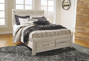 Signature Design by Ashley® - Bellaby - Dresser, Mirror, Platform Bed With Storage Drawers Set - 5th Avenue Furniture
