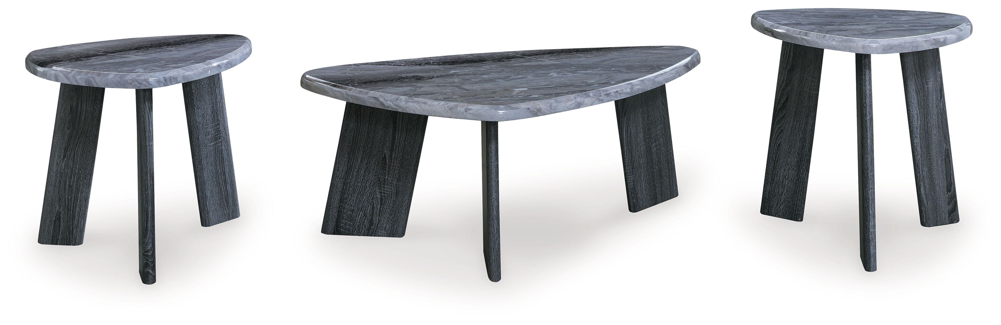 Bluebond - Gray - Occasional Table Set (Set of 3) - 5th Avenue Furniture