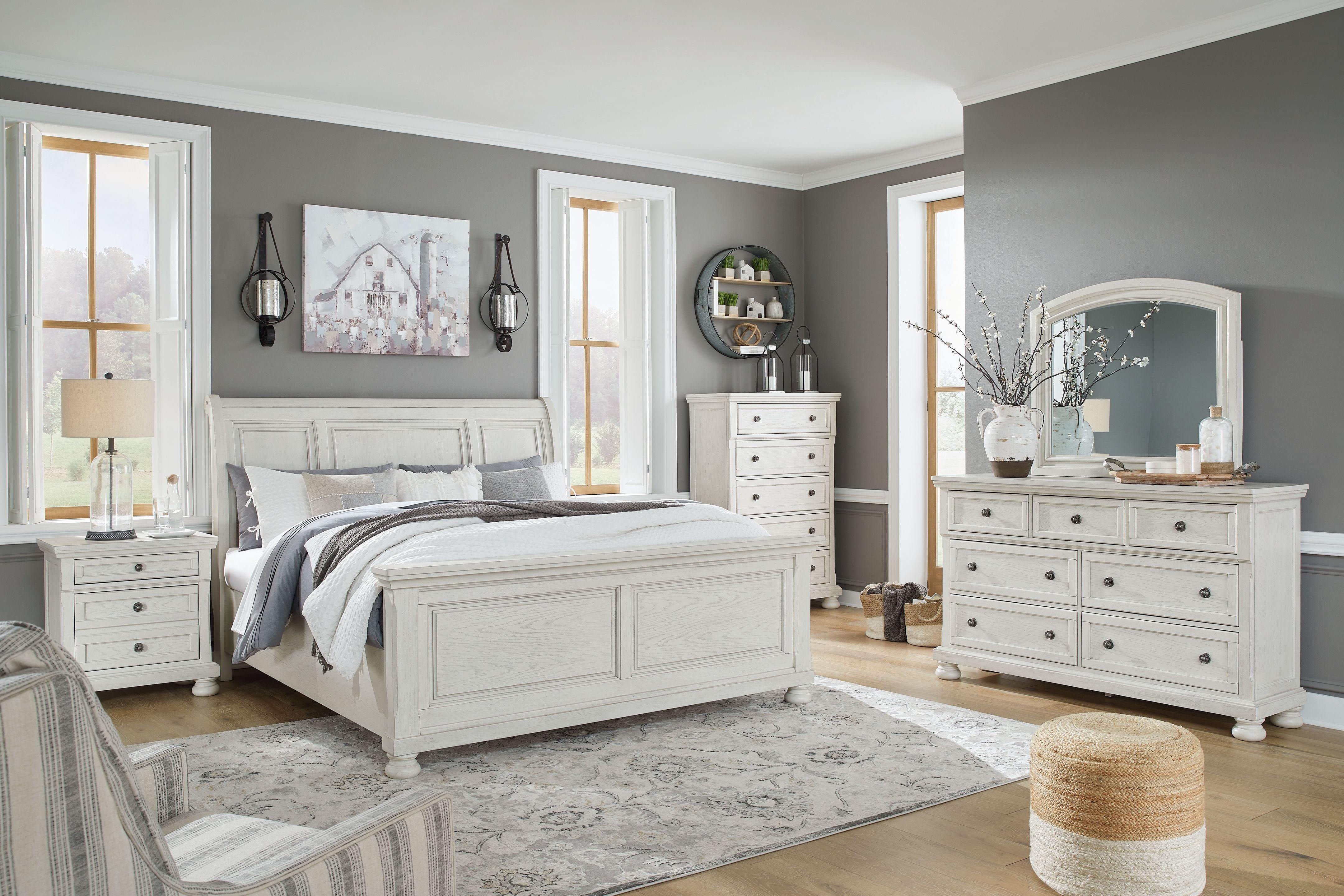 Signature Design by Ashley® - Robbinsdale - Sleigh Bed Set - 5th Avenue Furniture