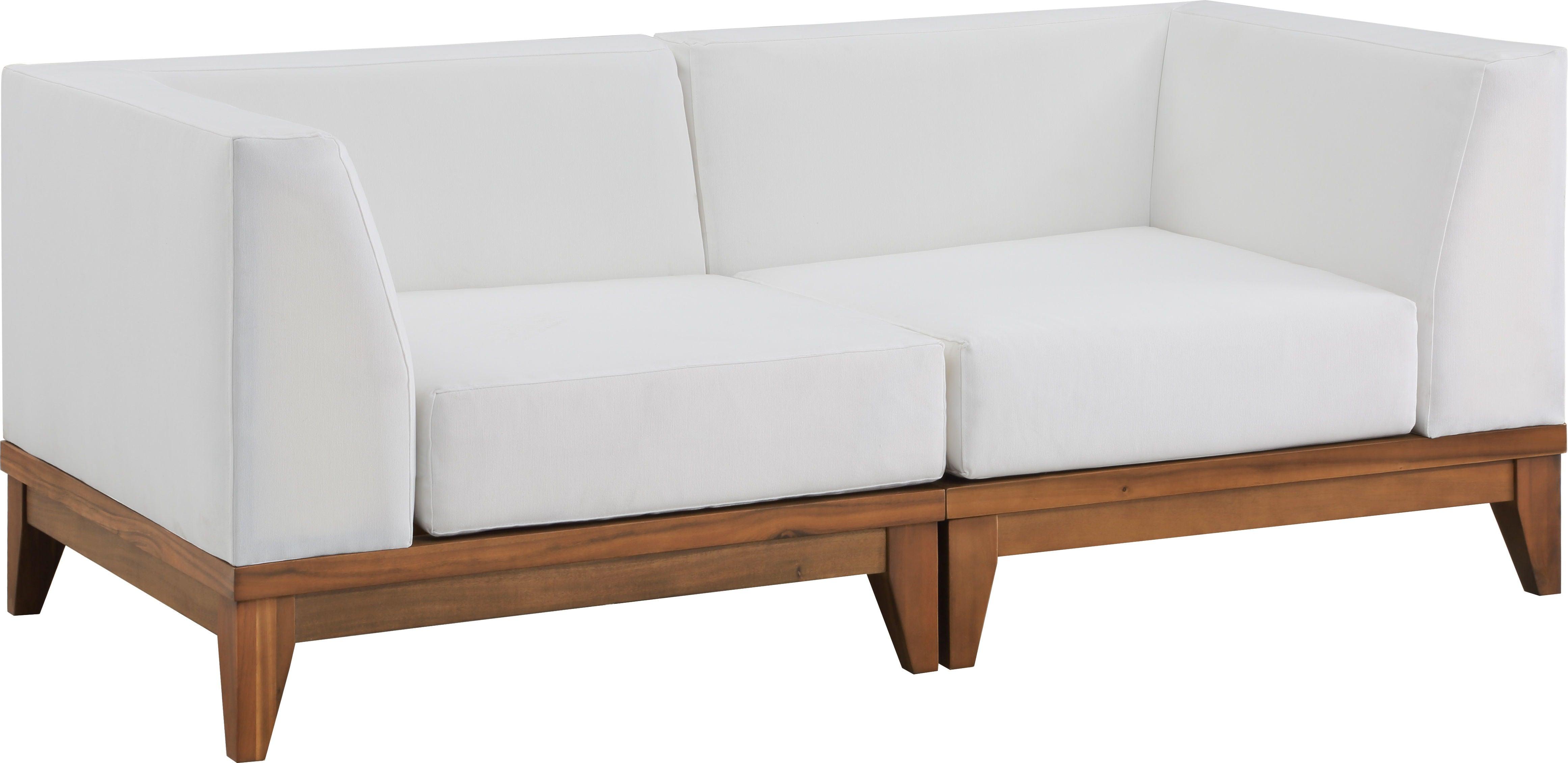 Meridian Furniture - Rio - Modular Sofa - Off White - Fabric - 5th Avenue Furniture