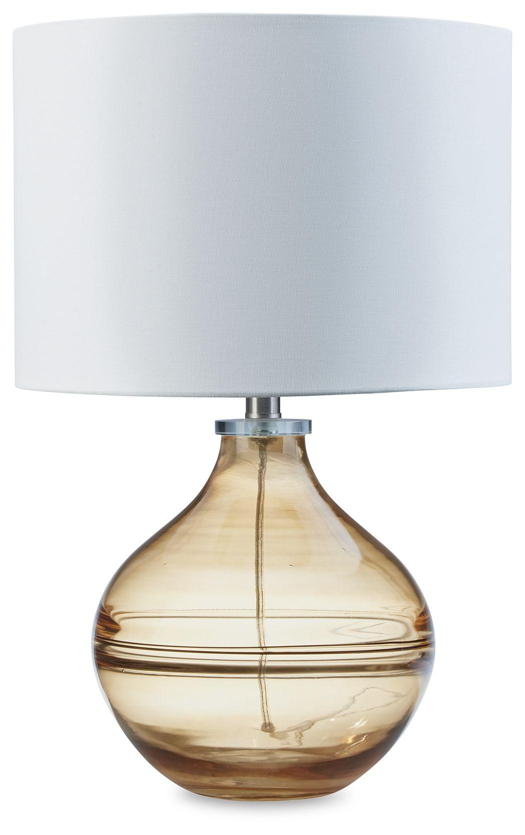 Signature Design by Ashley® - Lemmitt - Glass Table Lamp - 5th Avenue Furniture