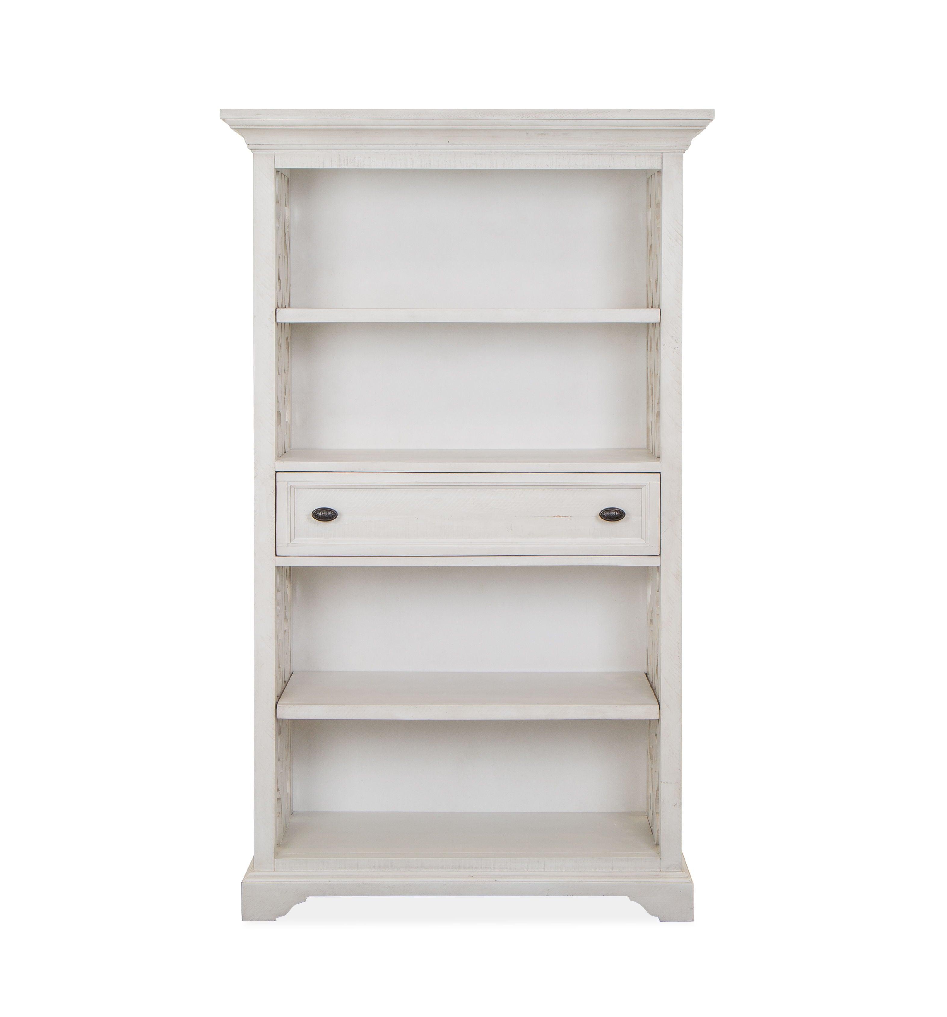 Magnussen Furniture - Bronwyn - Bookcase - Alabaster - 5th Avenue Furniture