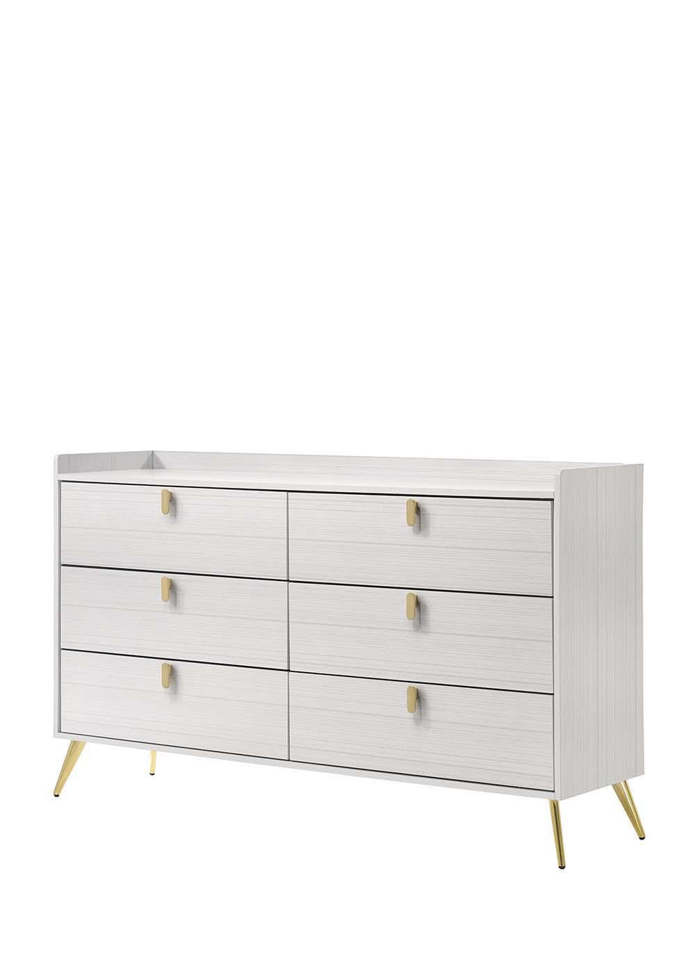 ACME - Zeena - Dresser - White Finish - 5th Avenue Furniture