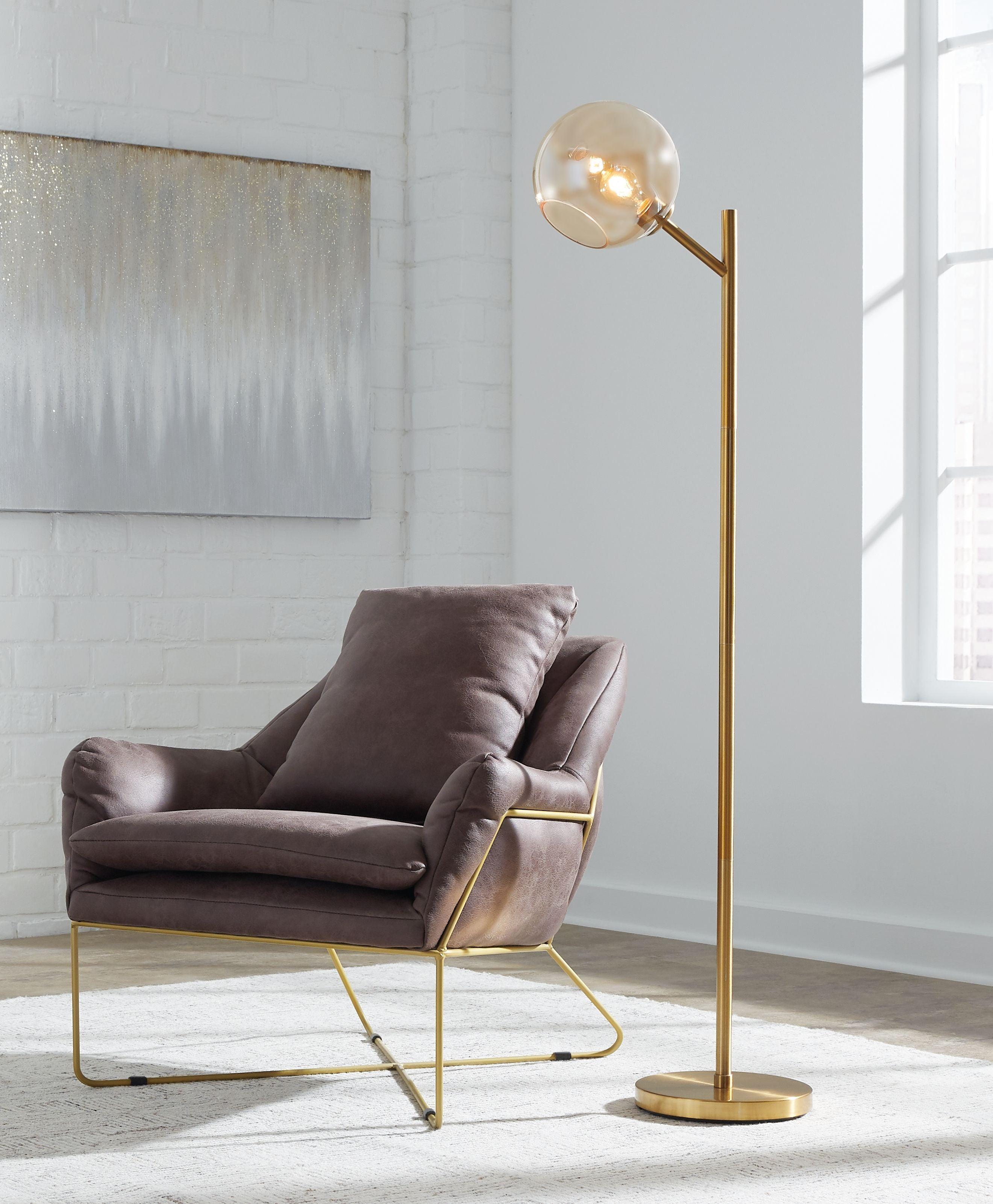 Ashley Furniture - Abanson - Metal Lamp - 5th Avenue Furniture
