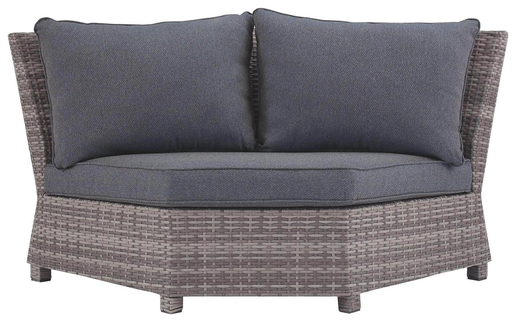 Ashley Furniture - Salem - Gray - Corner With Cushion - 5th Avenue Furniture