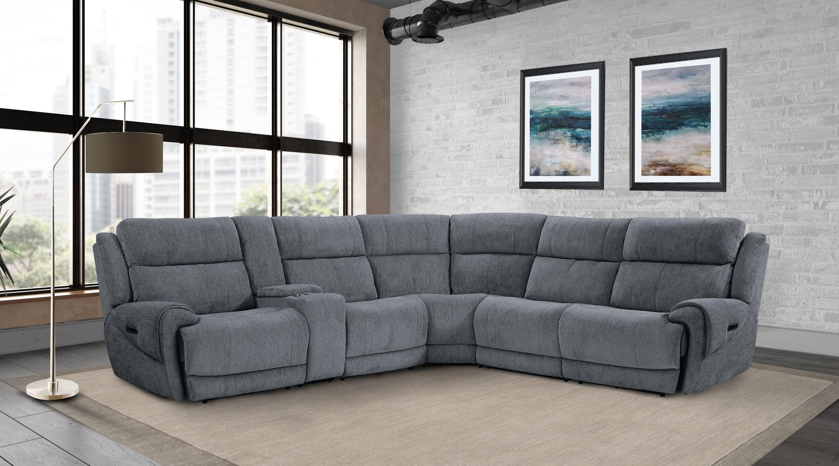 Parker Living - Spencer - 6 Piece Power Reclining Sectional - 5th Avenue Furniture