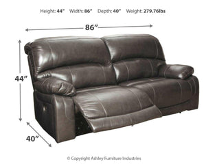 Ashley Furniture - Hallstrung - Power Reclining Sofa - 5th Avenue Furniture