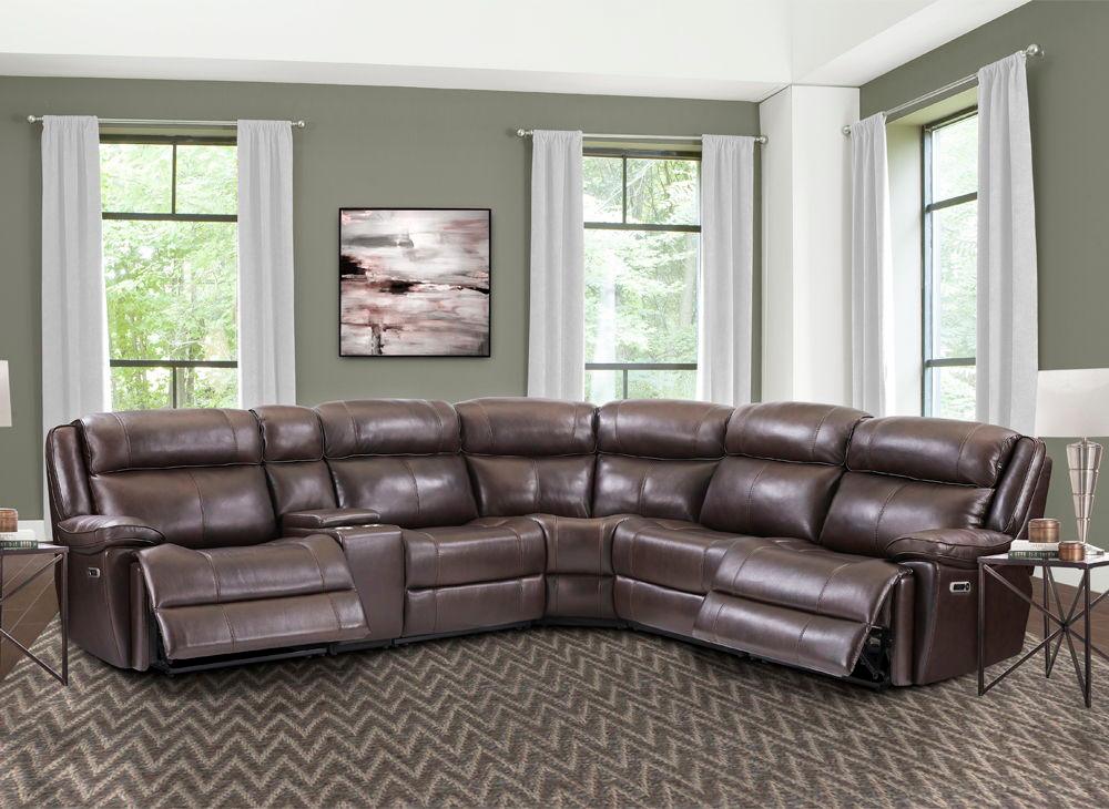 Parker Living - Eclipse - 6 Piece Modular Power Reclining Sectional - 5th Avenue Furniture