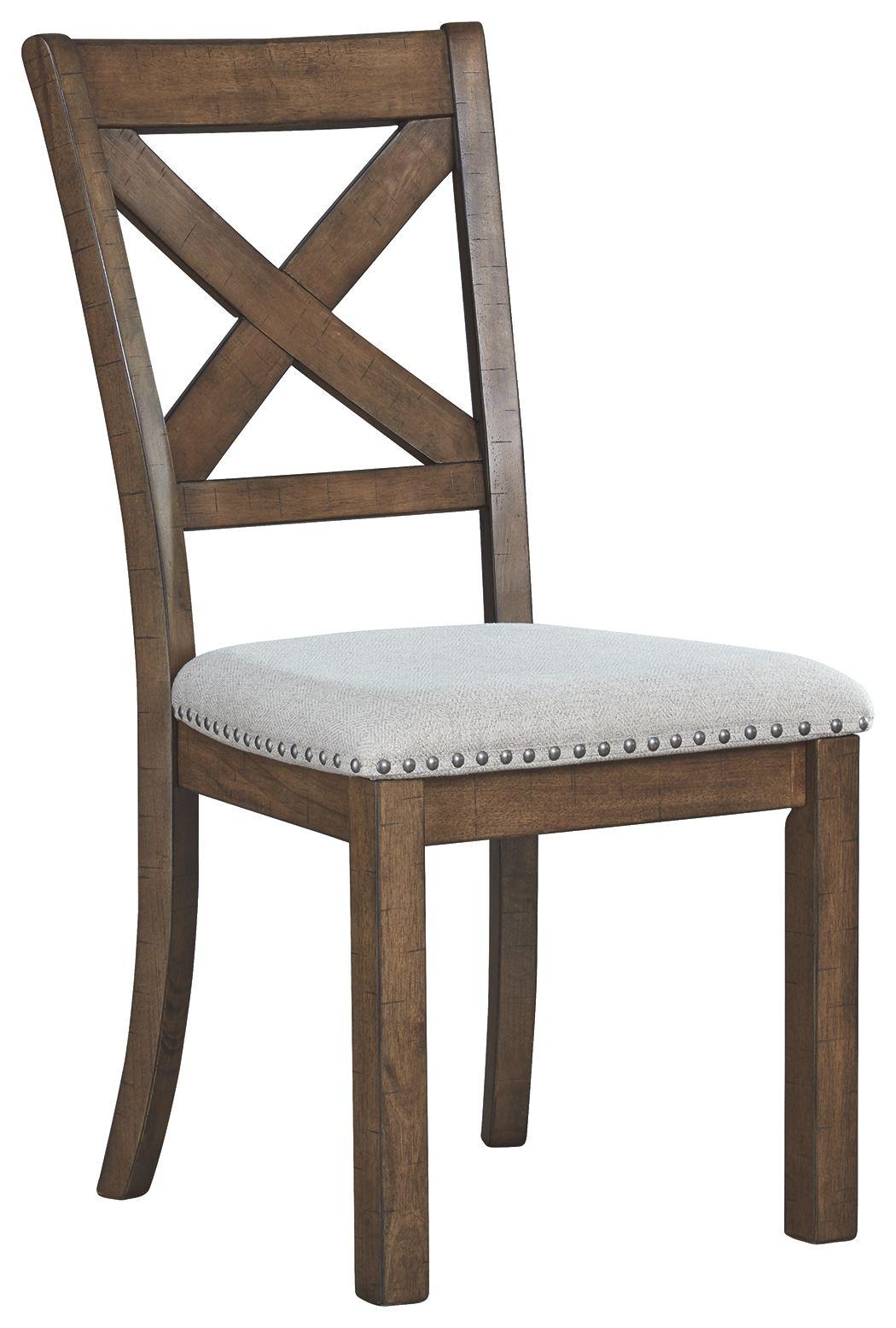Ashley Furniture - Moriville - Beige - Dining Uph Side Chair (Set of 2) - 5th Avenue Furniture