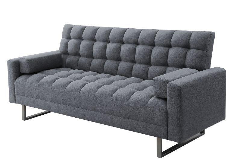ACME - Limosa - Futon - Gray Fabric - 5th Avenue Furniture