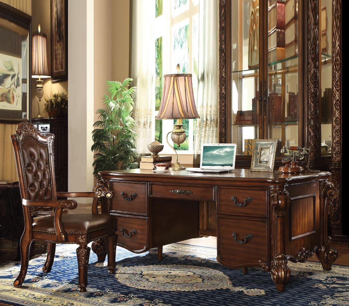 ACME - Vendome - Executive Desk - Cherry - 5th Avenue Furniture