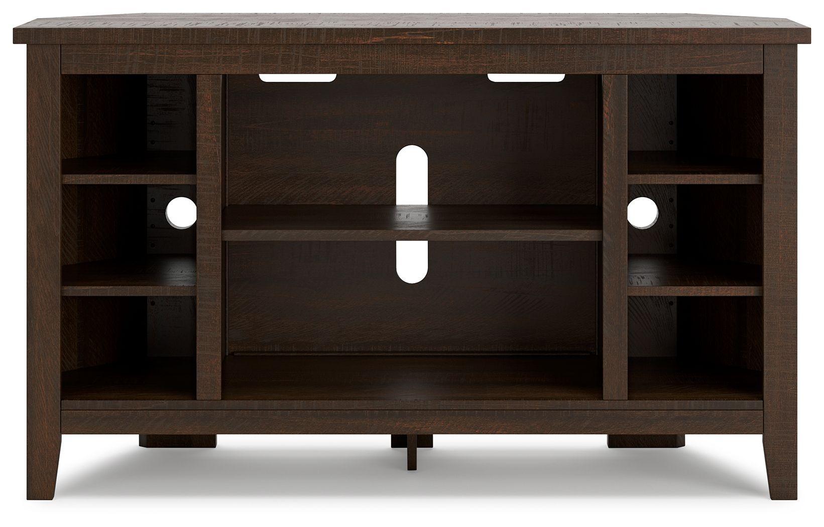 Signature Design by Ashley® - Camiburg - Corner TV Stand - 5th Avenue Furniture
