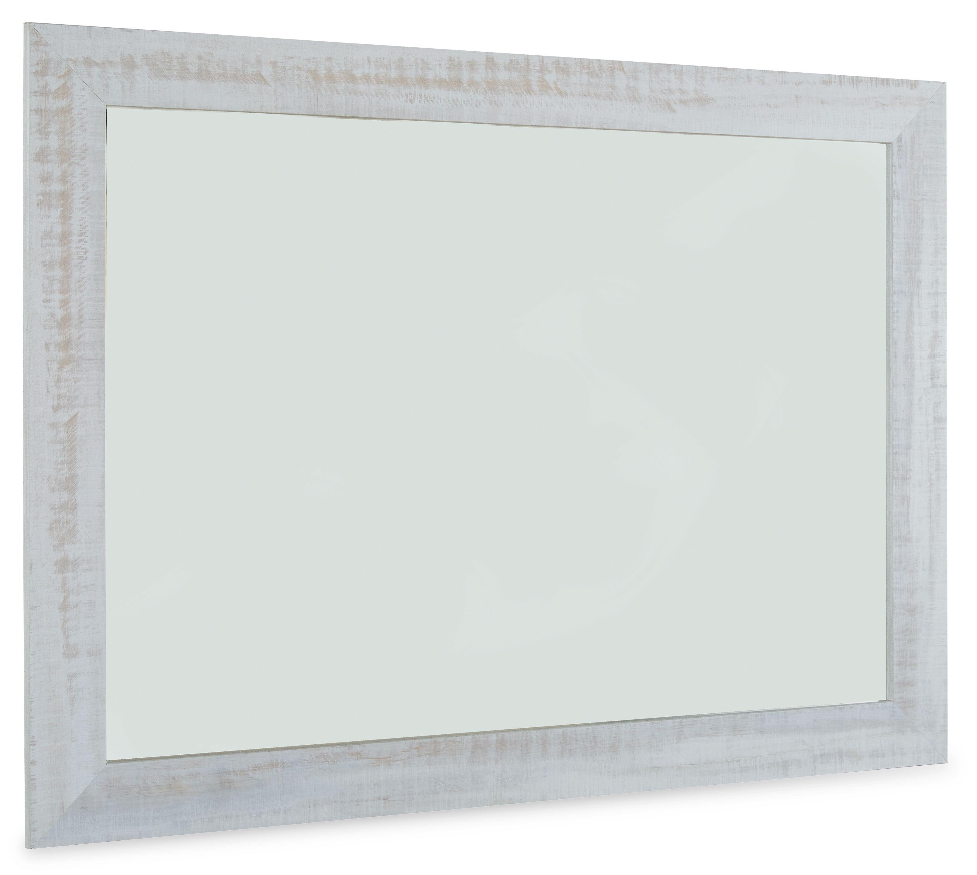 Signature Design by Ashley® - Haven Bay - Brown / Beige - Bedroom Mirror - 5th Avenue Furniture