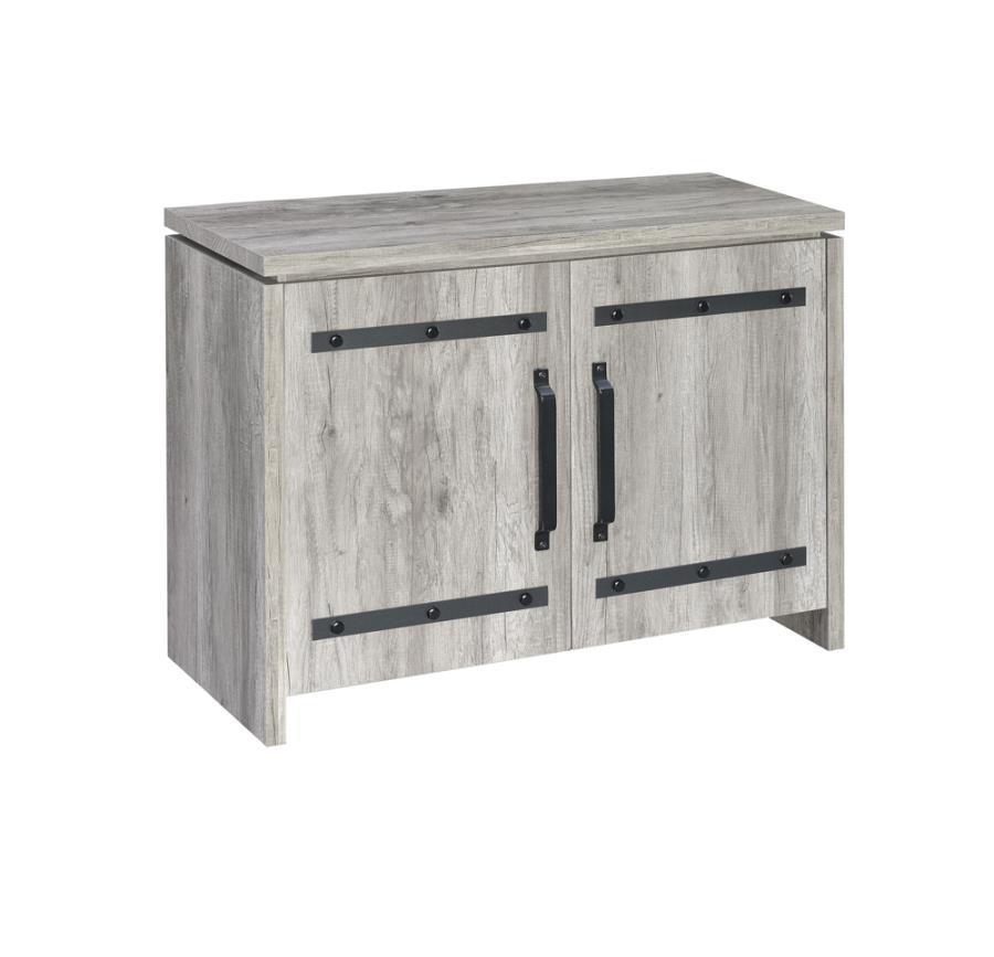 CoasterEveryday - Enoch - 2-Door Accent Cabinet - Gray Driftwood - 5th Avenue Furniture
