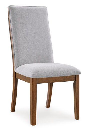 Signature Design by Ashley® - Lyncott - Beige / Brown - Dining Upholstered Side Chair (Set of 2) - 5th Avenue Furniture