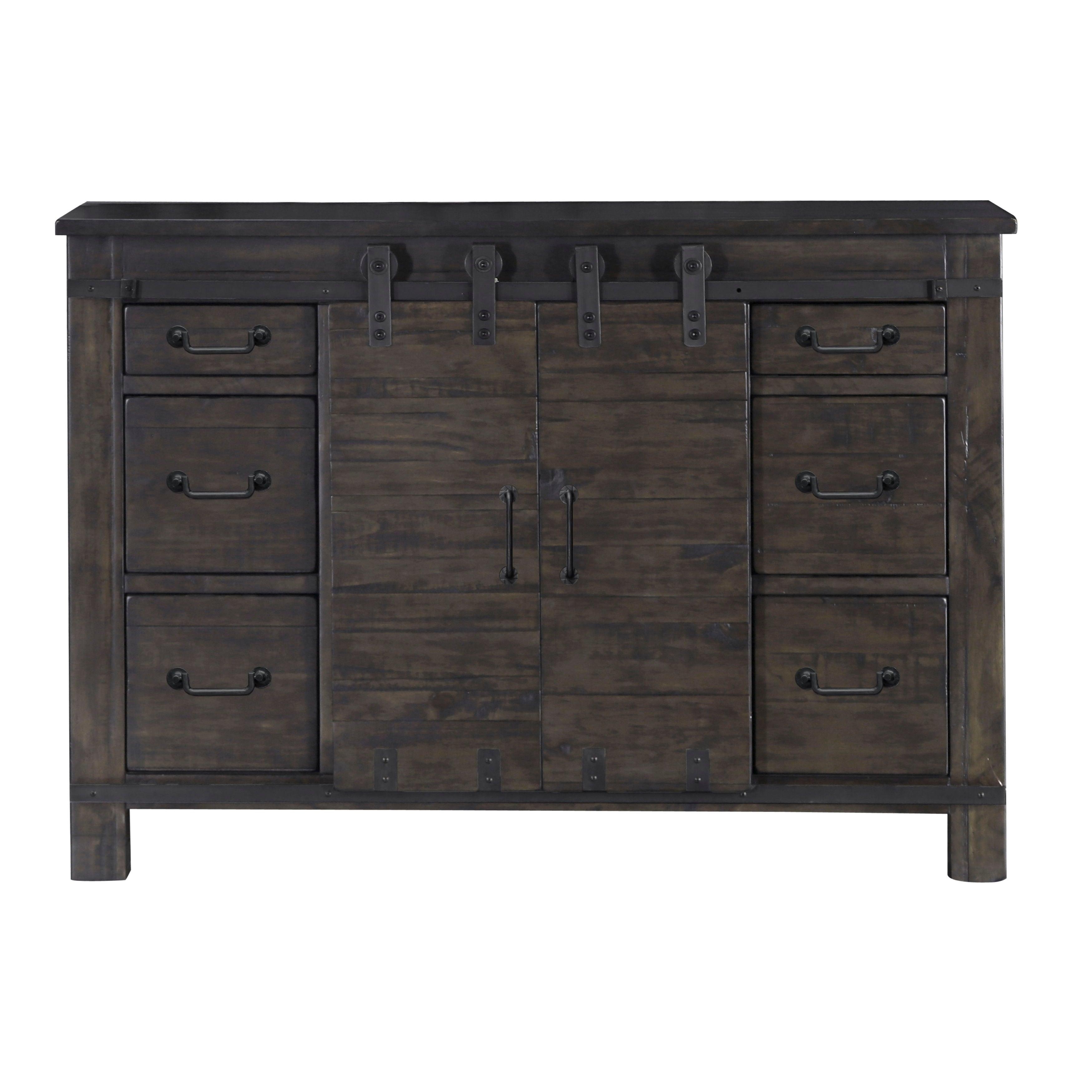 Magnussen Furniture - Abington - Media Chest - Weathered Charcoal - 5th Avenue Furniture