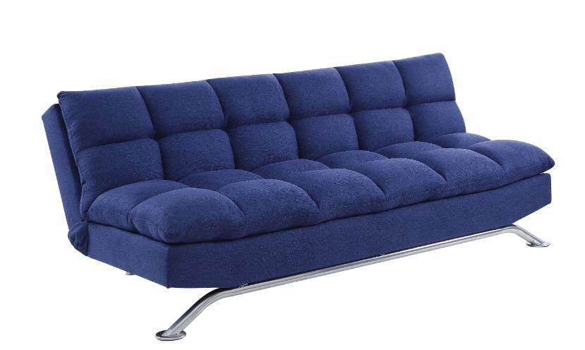 ACME - Petokea - Futon - Blue Fabric - 5th Avenue Furniture