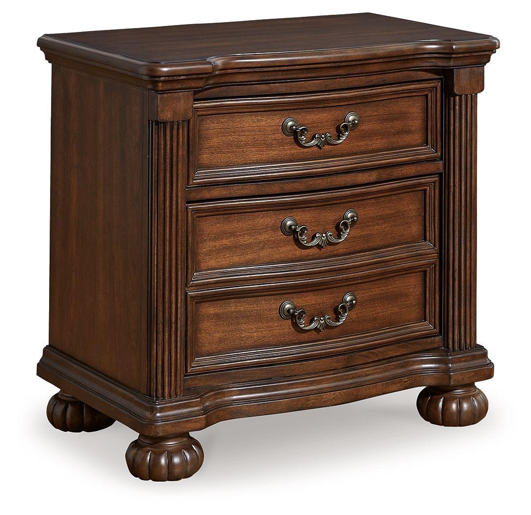 Signature Design by Ashley® - Lavinton - Brown - Three Drawer Night Stand - 5th Avenue Furniture
