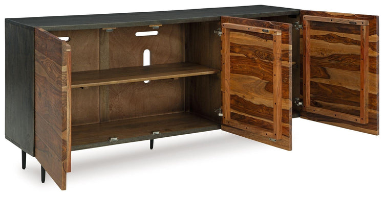 Signature Design by Ashley® - Darrey - Natural / Brown - Accent Cabinet - 5th Avenue Furniture