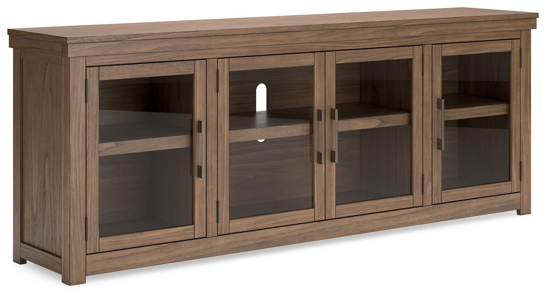 Signature Design by Ashley® - Boardernest - Brown - Extra Large TV Stand - 5th Avenue Furniture