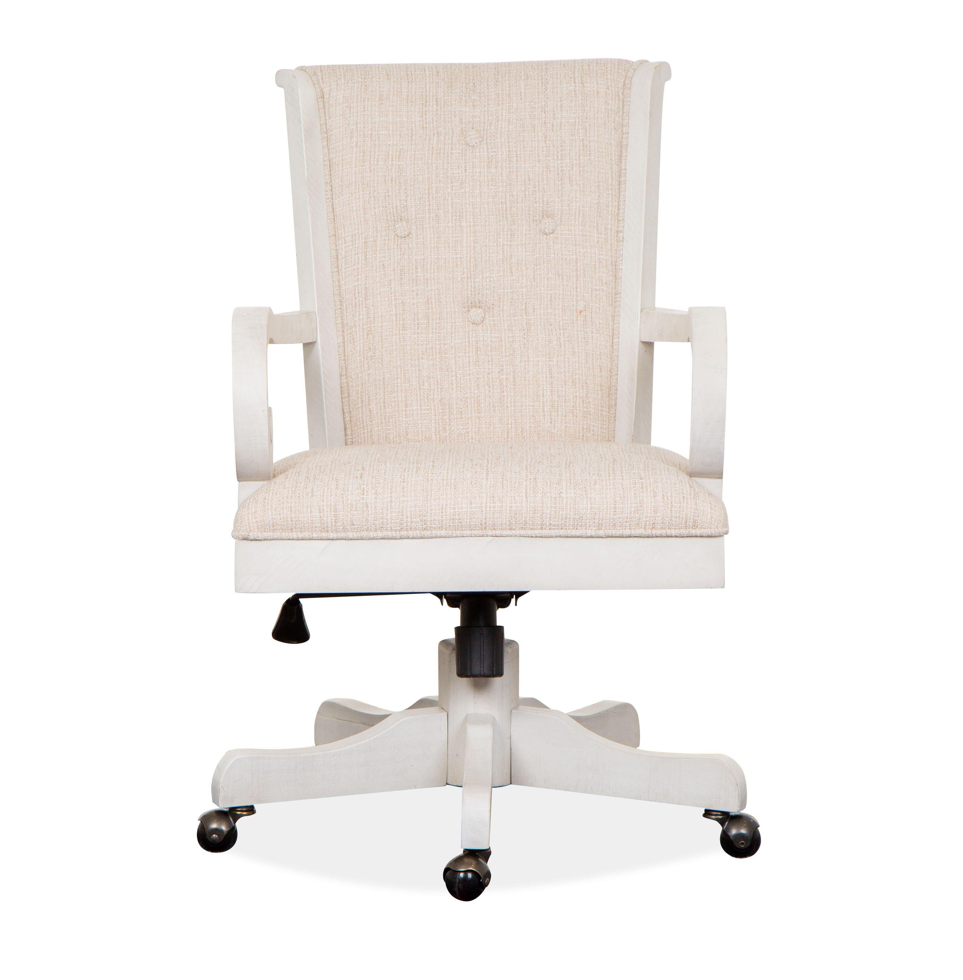 Magnussen Furniture - Bronwyn - Fully Upholstered Swivel Chair - Alabaster - 5th Avenue Furniture