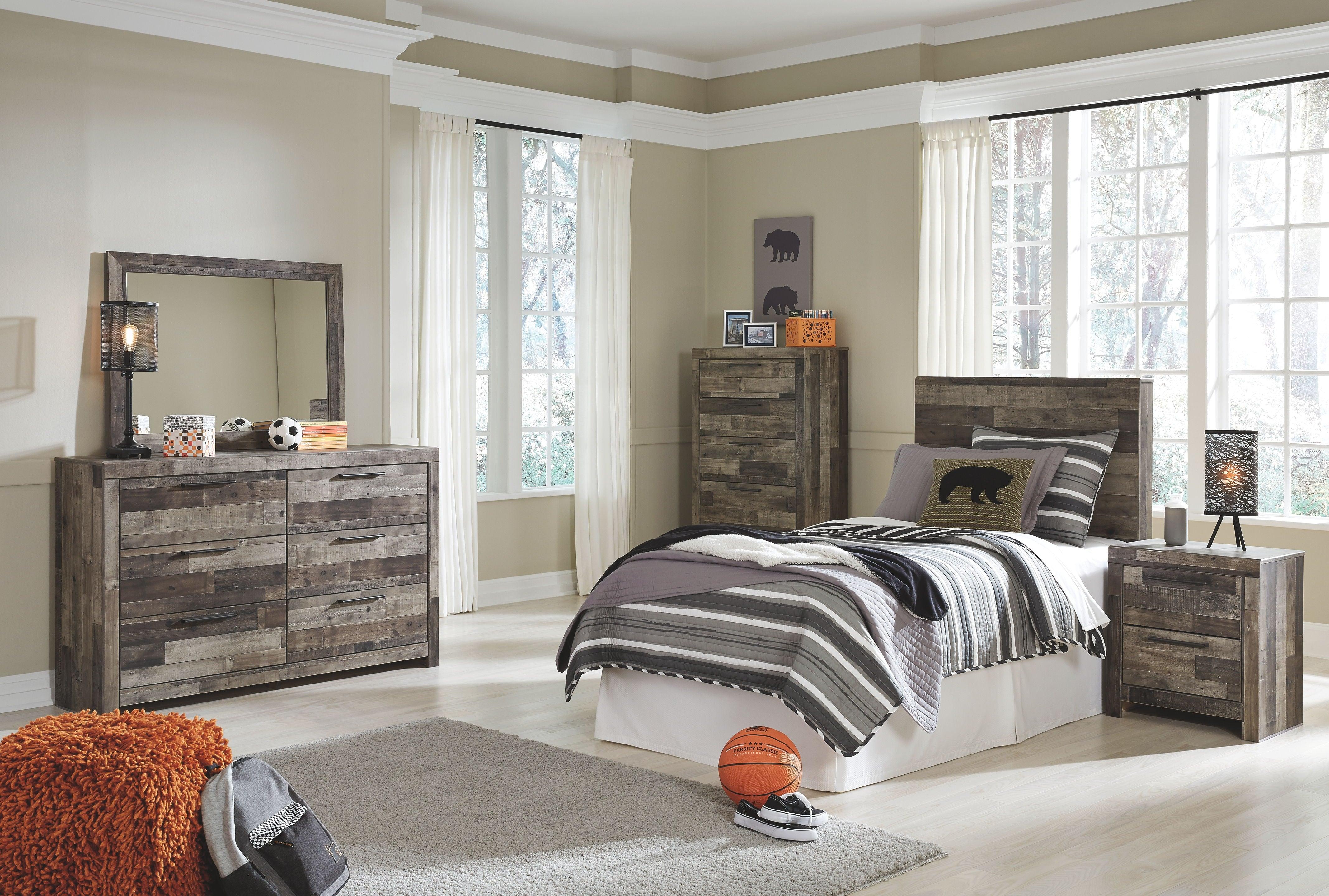 Benchcraft® - Derekson - Headboard With Bed Frame - 5th Avenue Furniture