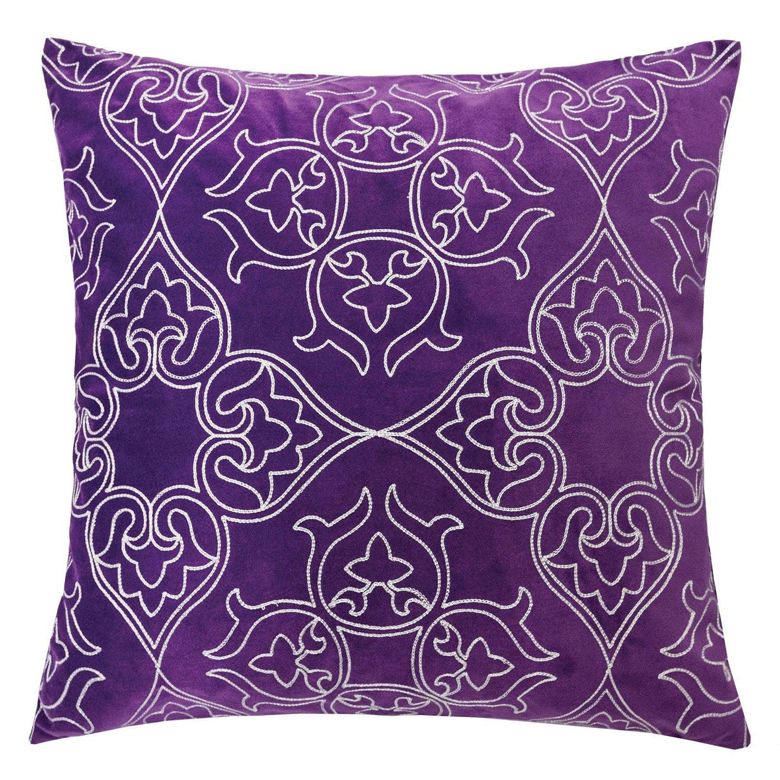 Furniture of America - Kyla - Pillow (Set of 2) - Purple - 5th Avenue Furniture
