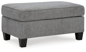 Benchcraft® - Mathonia - Smoke - Ottoman - 5th Avenue Furniture