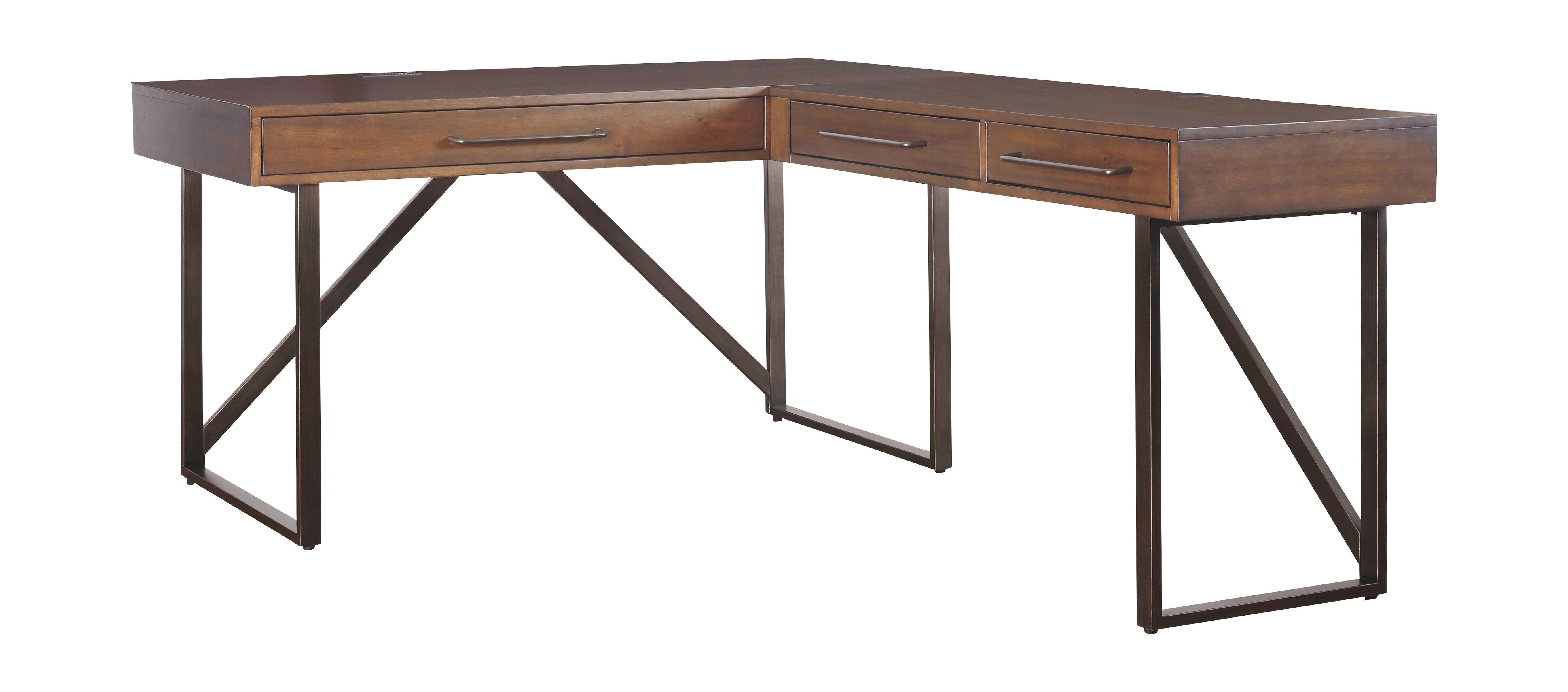 Signature Design by Ashley® - Starmore - Brown - Home Office L Shaped Desk - 5th Avenue Furniture