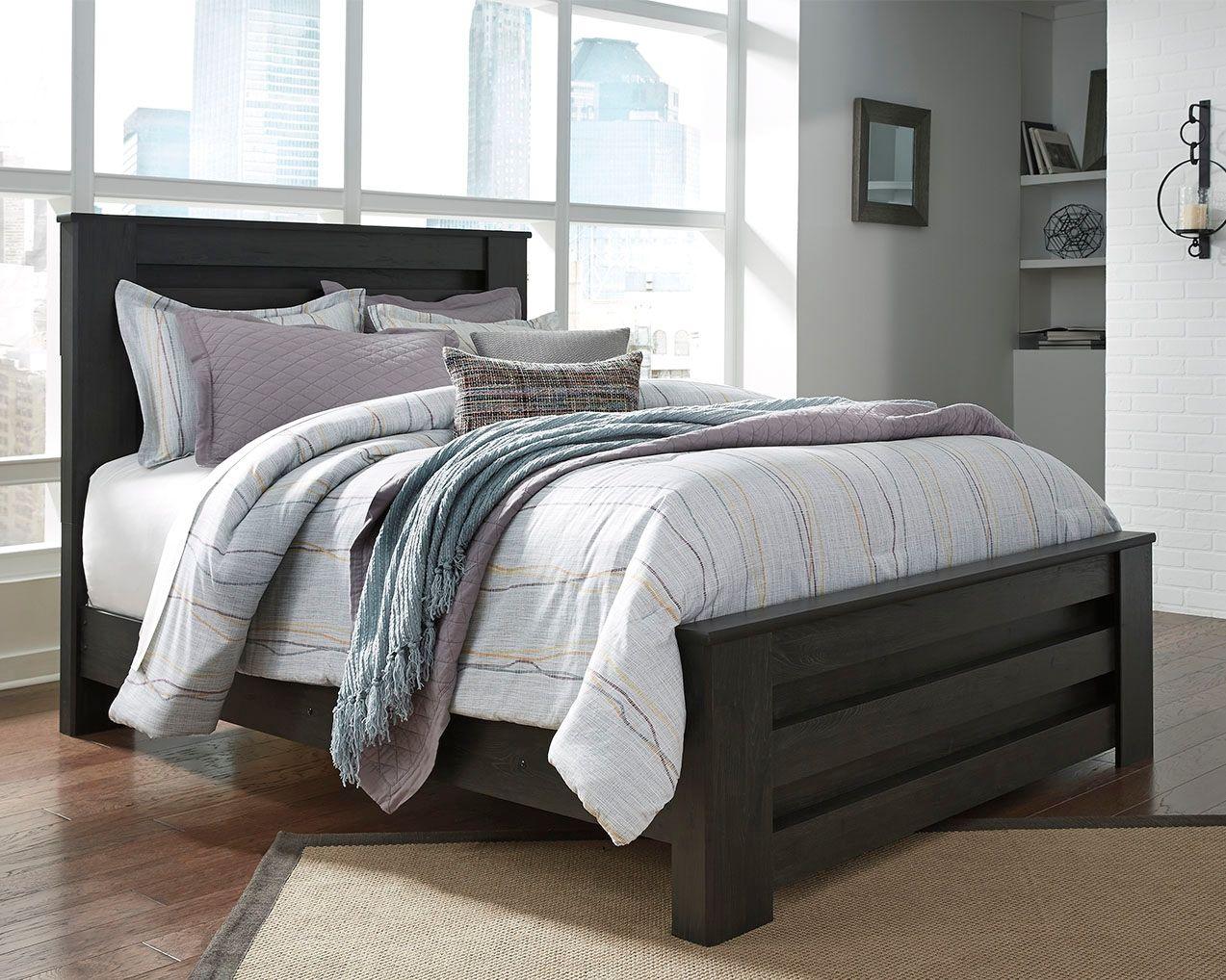 Signature Design by Ashley® - Brinxton - Panel Bed - 5th Avenue Furniture