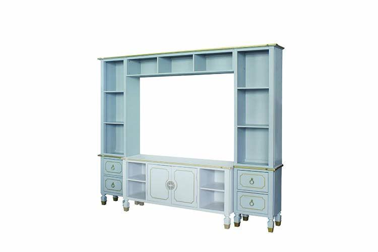 ACME - House - Marchese Entertainment Center - Pearl Gray Finish - 5th Avenue Furniture