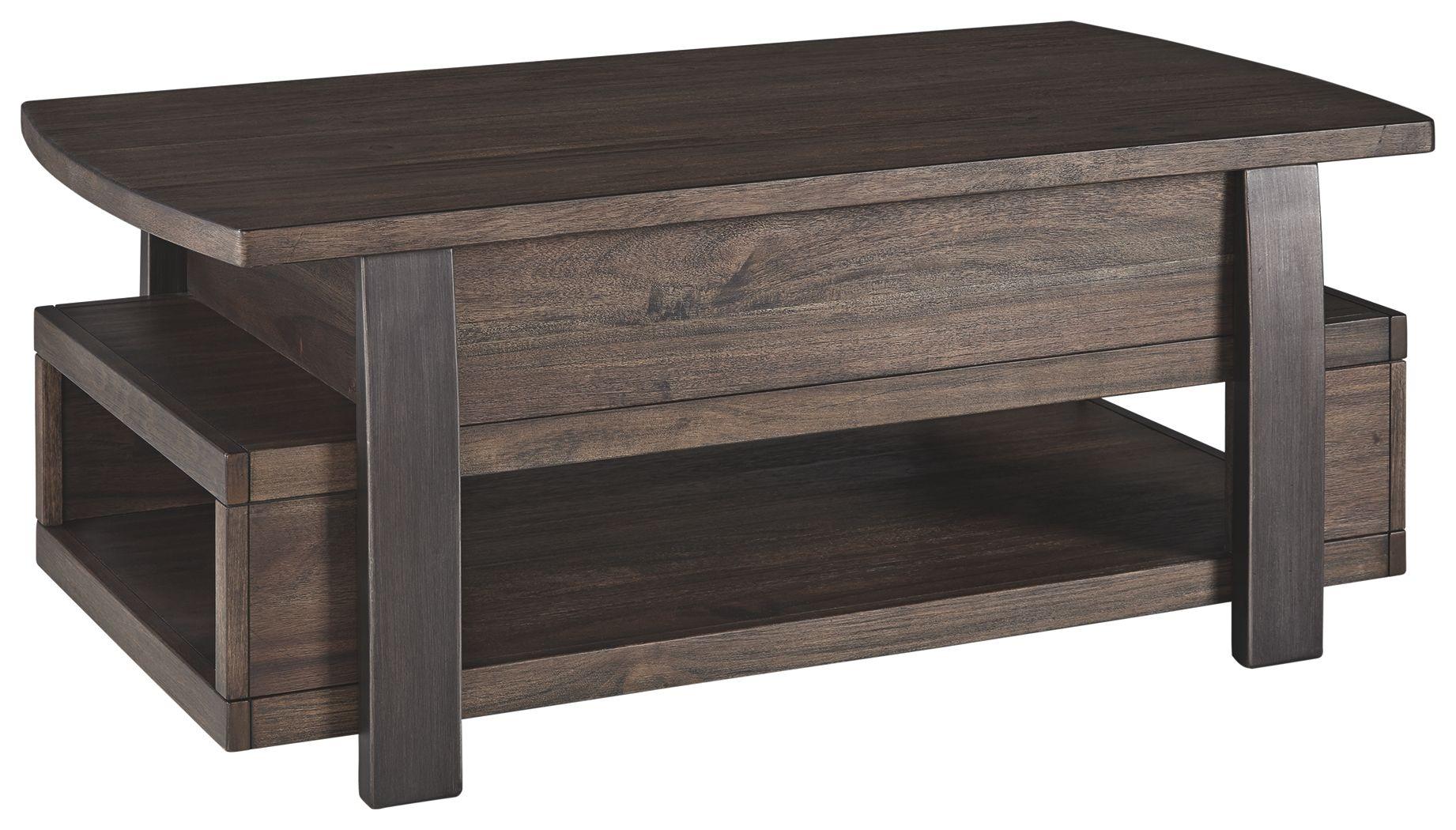 Ashley Furniture - Vailbry - Brown - Lift Top Cocktail Table - 5th Avenue Furniture
