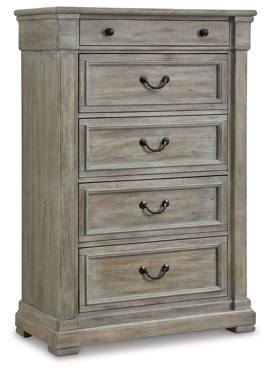 Signature Design by Ashley® - Moreshire - Bisque - Five Drawer Chest - 5th Avenue Furniture