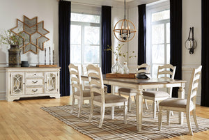 Signature Design by Ashley® - Realyn - Rectangular Dining Table Set - 5th Avenue Furniture