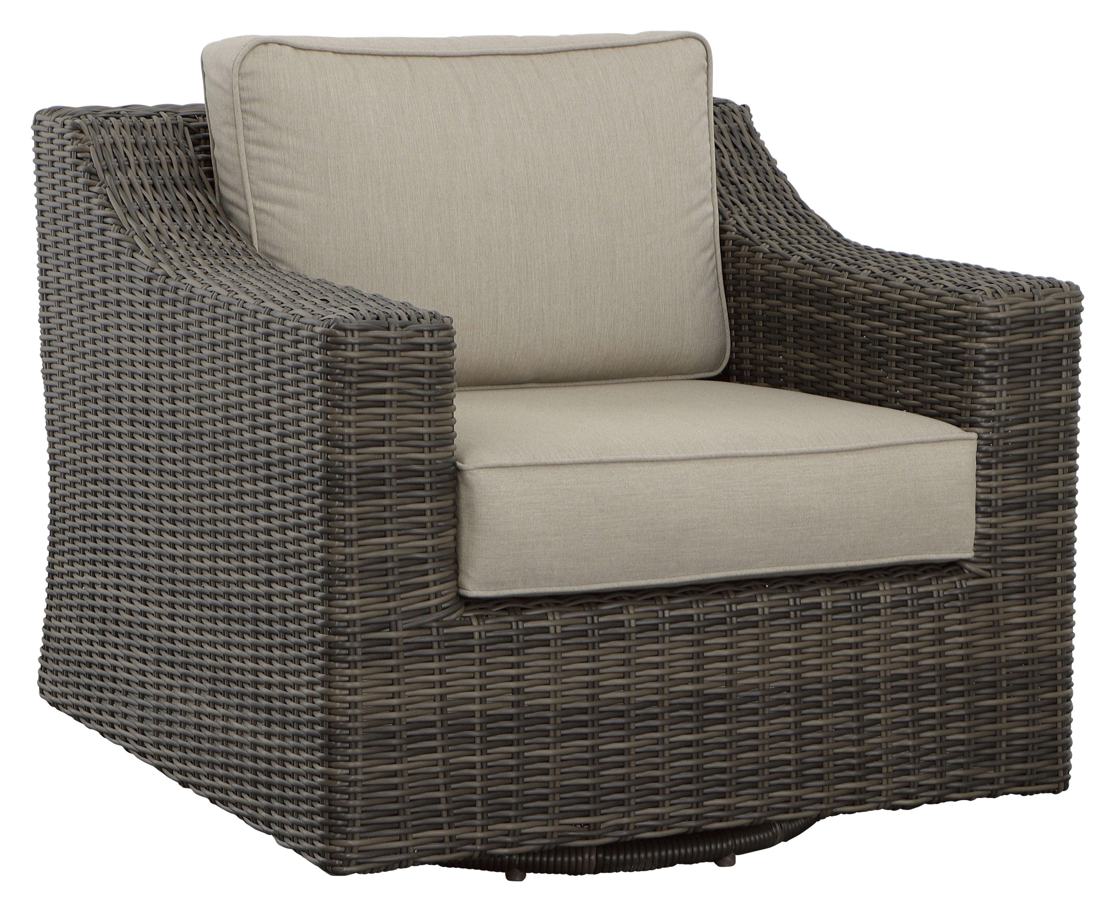 Steve Silver Furniture - Jones - Outdoor Swivel Lounge Chair (Set of 2) - Brown - 5th Avenue Furniture