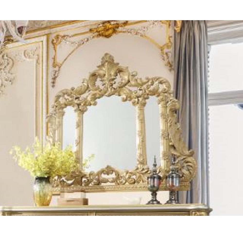 ACME - Cabriole - Mirror - Gold Finish - 5th Avenue Furniture