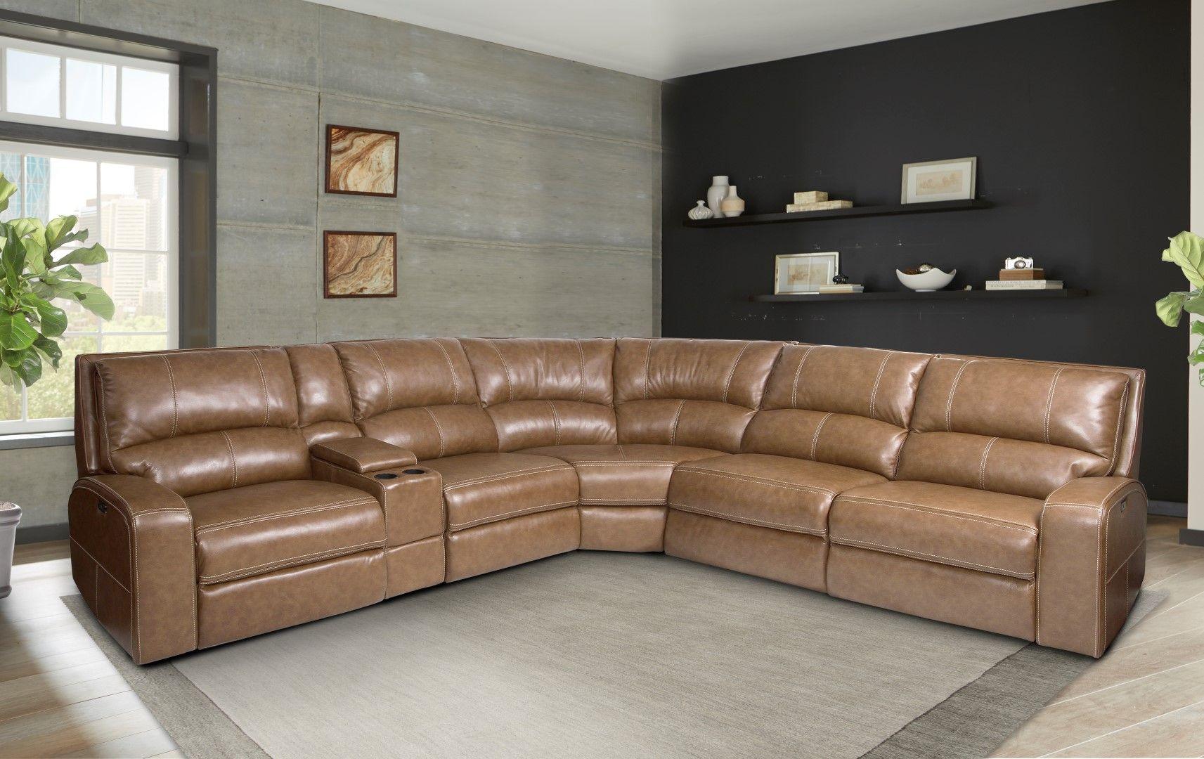 Parker Living - Swift - 6 Piece Power Reclining Sectional - 5th Avenue Furniture