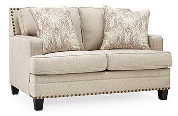 Ashley Furniture - Claredon - Linen - Loveseat - 5th Avenue Furniture