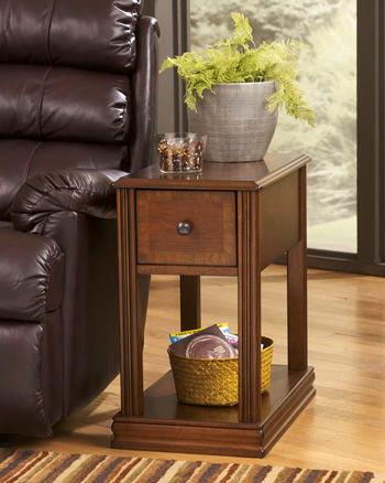 Signature Design by Ashley® - Breegin - Brown - Chair Side End Table - Removable Tray - 5th Avenue Furniture