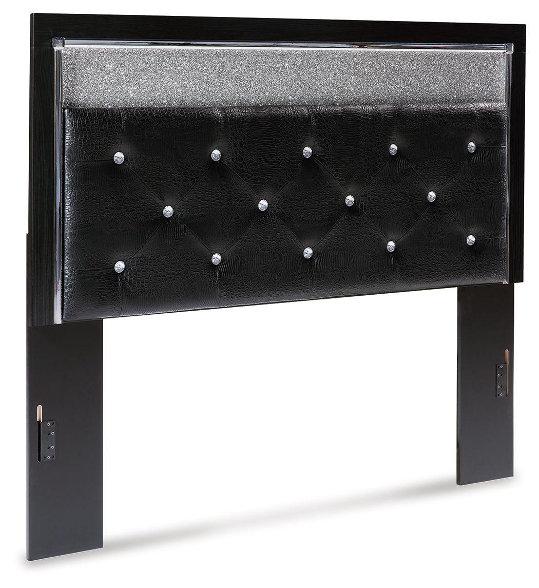 Signature Design by Ashley® - Kaydell - Uph Panel Headboard - Glitter Details - 5th Avenue Furniture