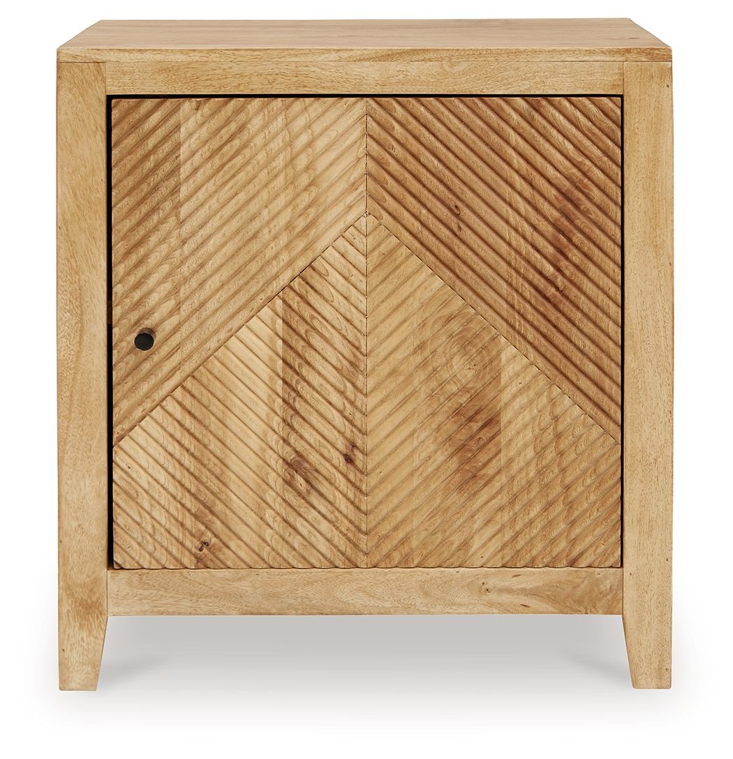 Emberton - Light Brown - Accent Cabinet - 5th Avenue Furniture