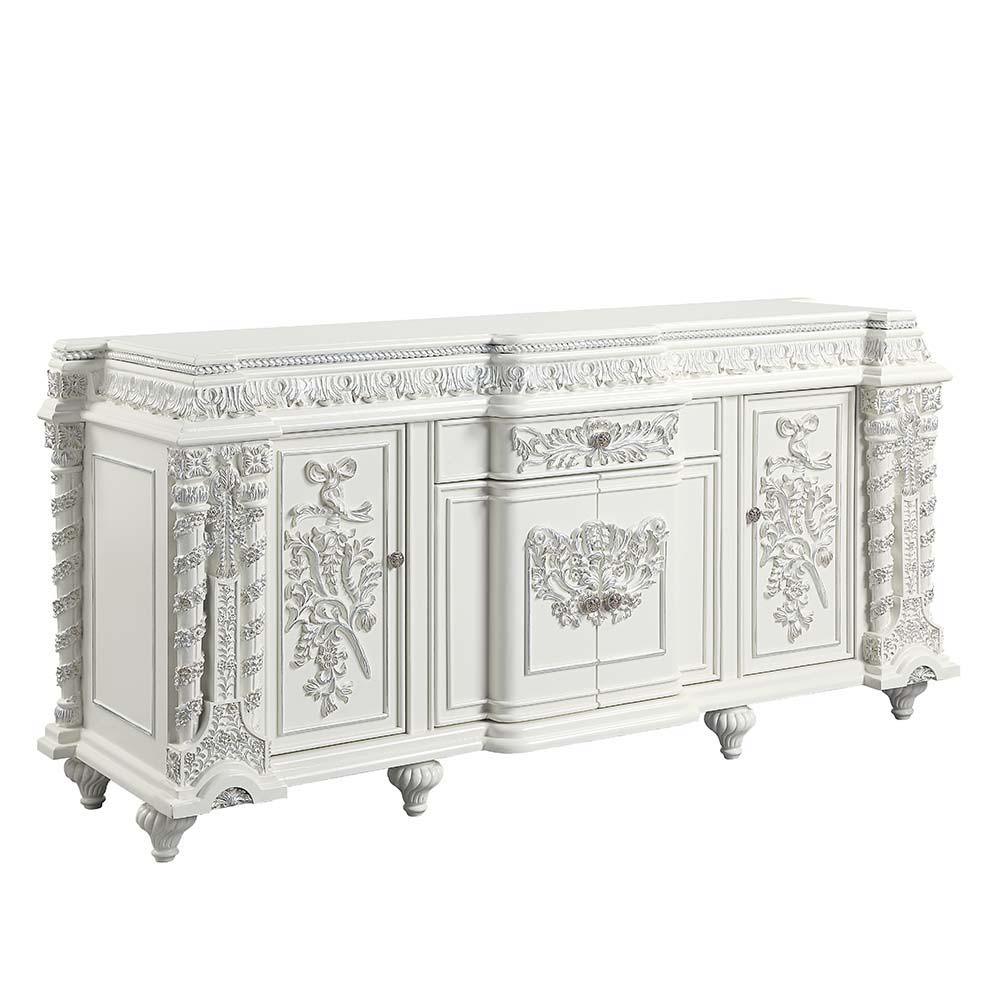 ACME - Vanaheim - Server - Antique White Finish - 5th Avenue Furniture