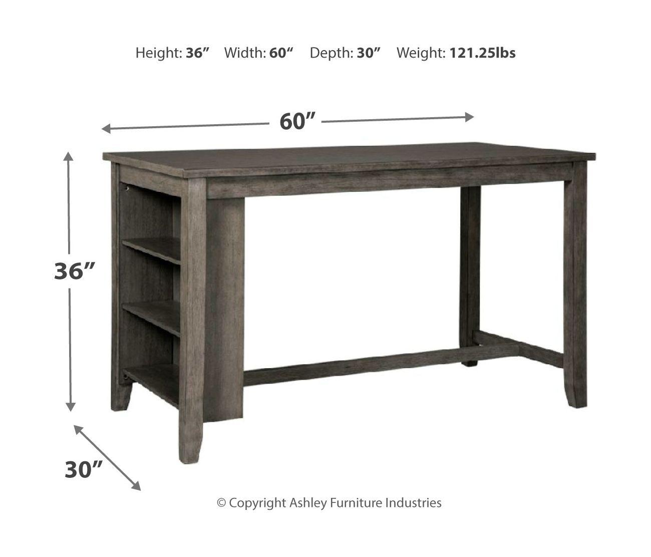 Signature Design by Ashley® - Caitbrook - Rectangular Counter Table Set - 5th Avenue Furniture