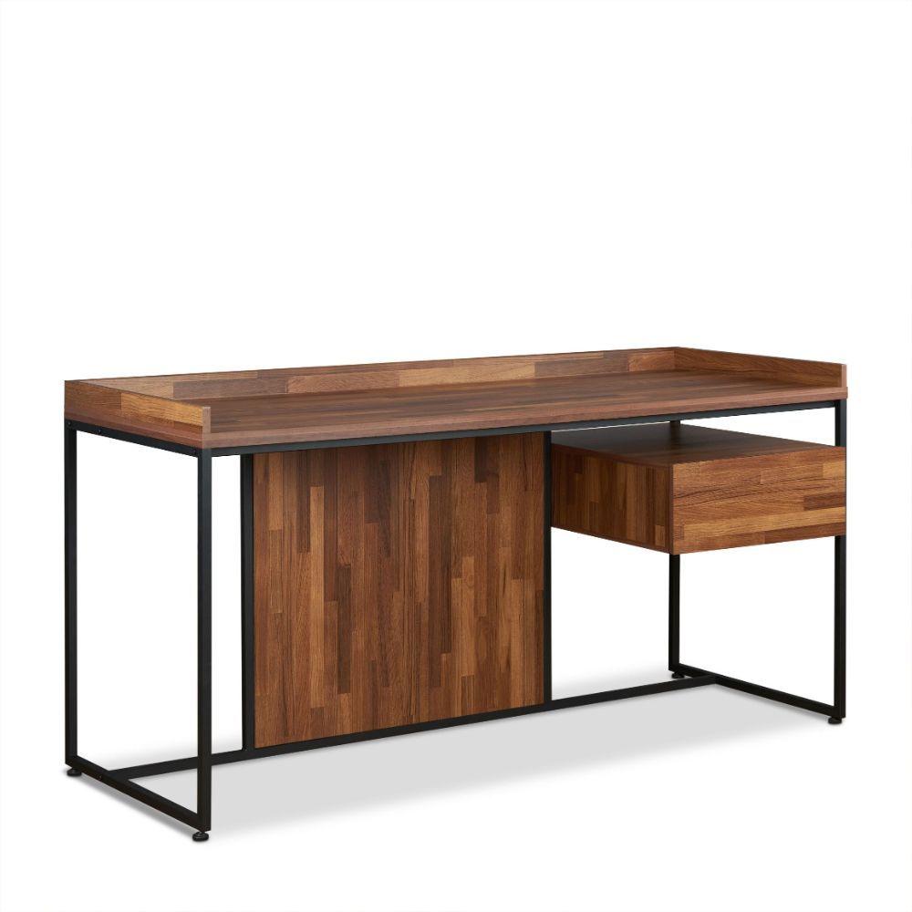 ACME - Sara - Desk - Walnut & Sandy Black - 5th Avenue Furniture