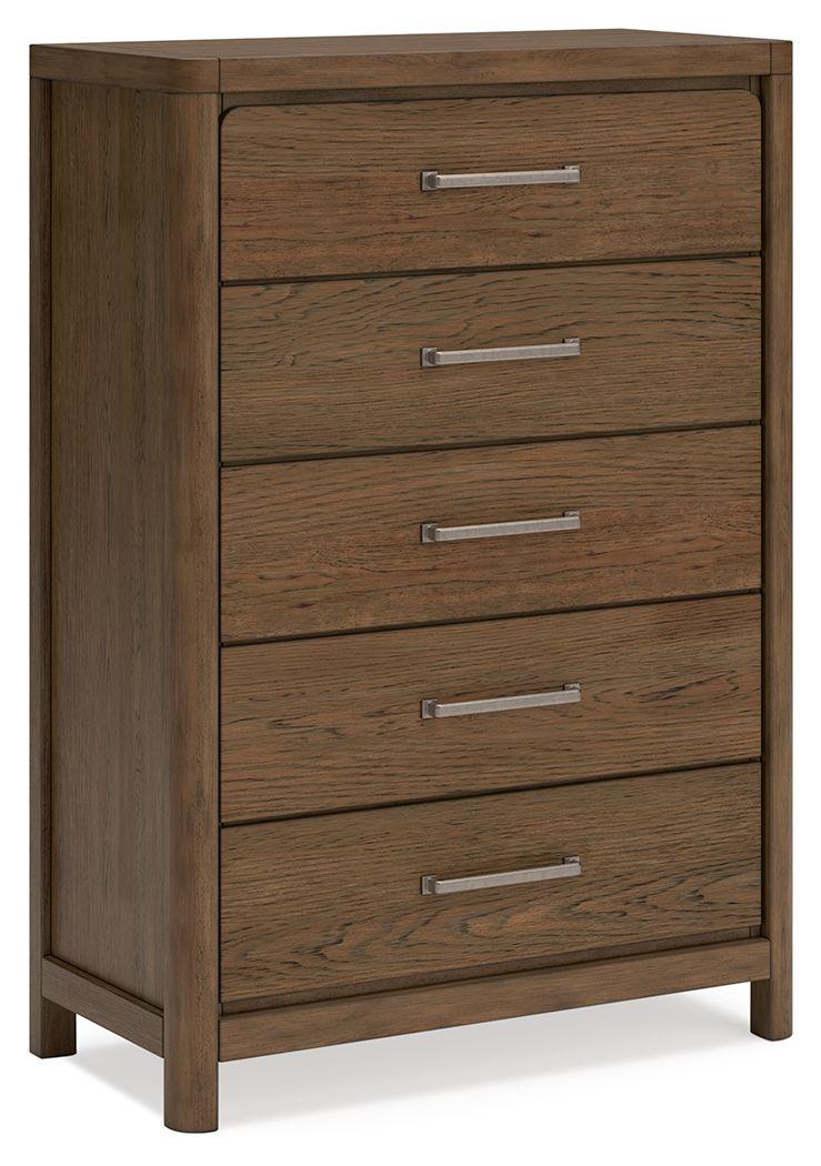 Signature Design by Ashley® - Cabalynn - Light Brown - Five Drawer Chest - 5th Avenue Furniture