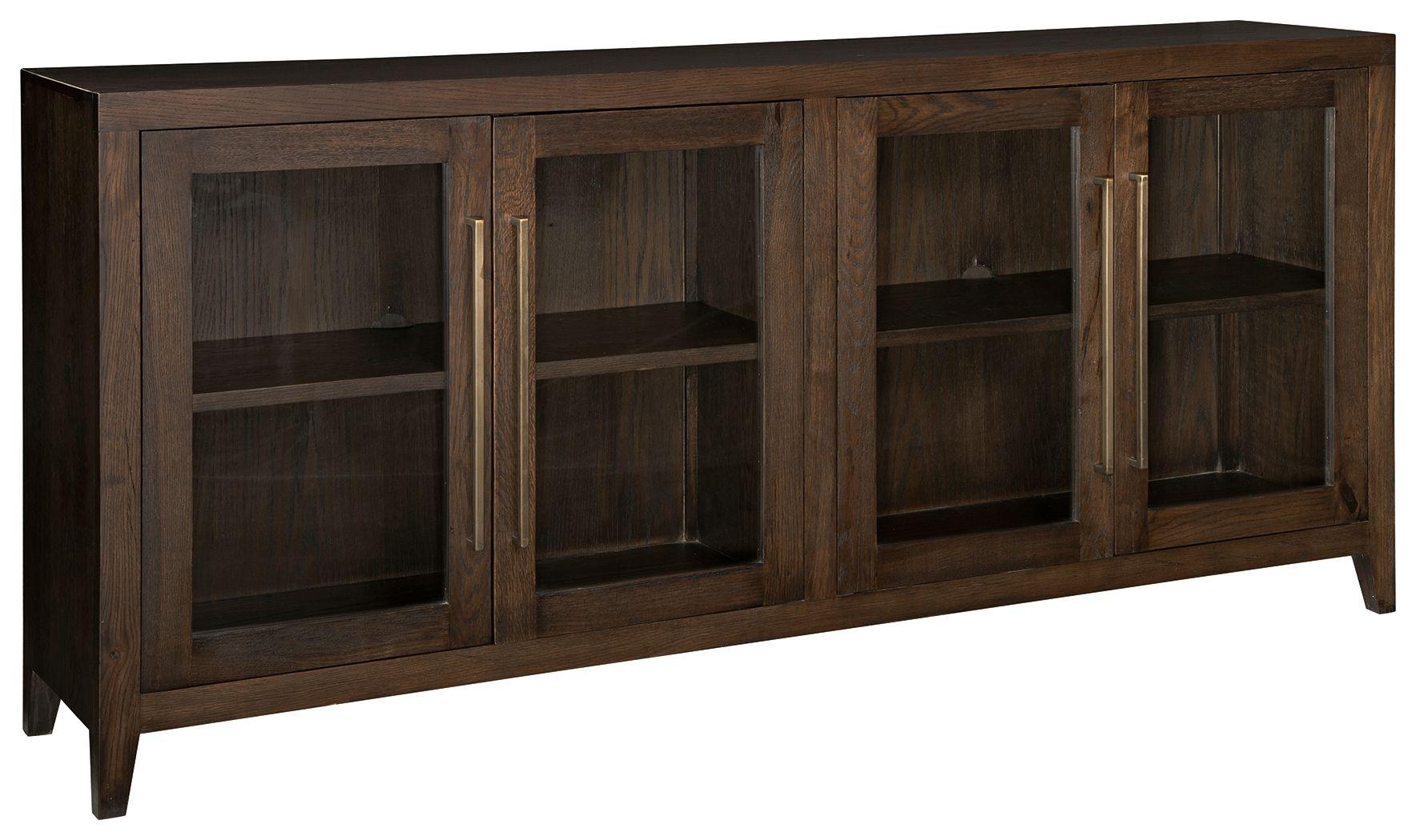 Ashley Furniture - Balintmore - Dark Brown - Accent Cabinet - Horizontal - 5th Avenue Furniture