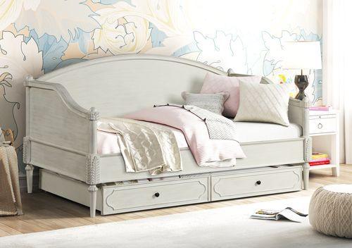 ACME - Lucien - Daybed - Antique White Finish - 5th Avenue Furniture