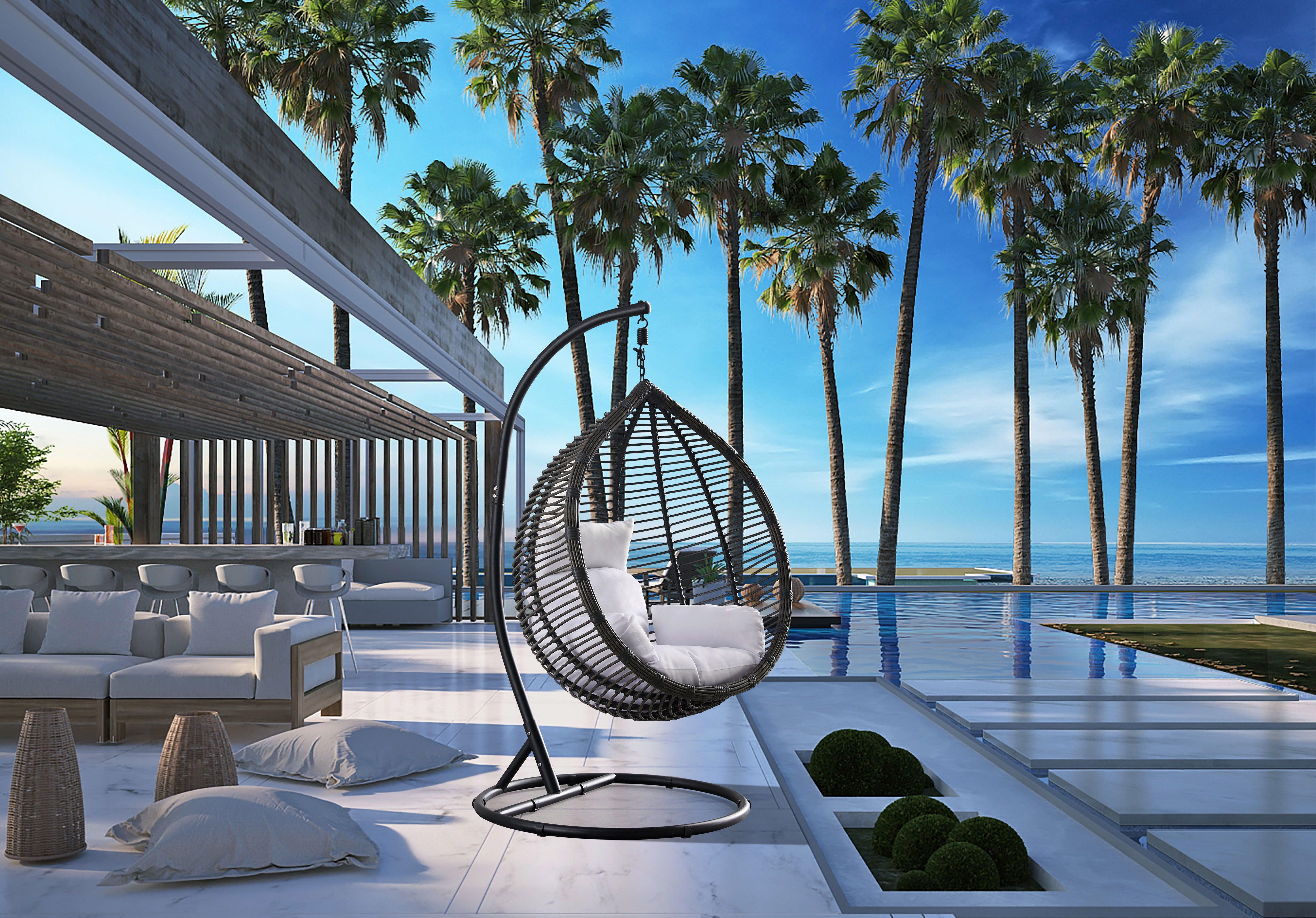 Meridian Furniture - Tarzan - Outdoor Patio Swing Chair - 5th Avenue Furniture