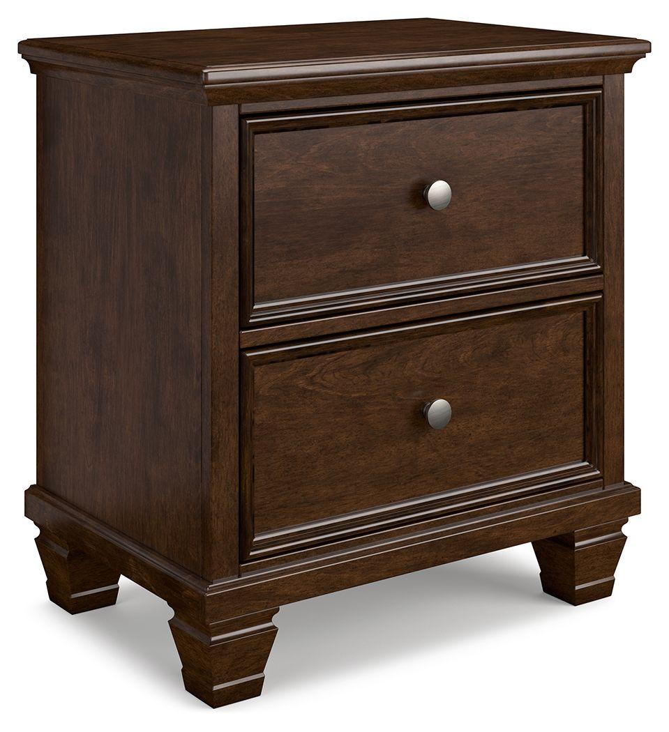 Signature Design by Ashley® - Danabrin - Brown - Two Drawer Nightstand - 5th Avenue Furniture